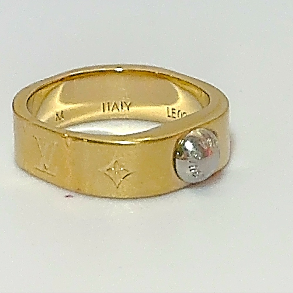 Louis Vuitton Gold and Silver Ring - Picture 4 of 11